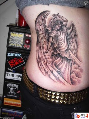 heavenly angel tattoo